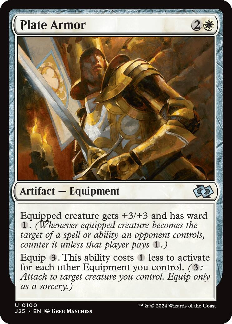 Plate Armor (100) [J25] - MTG Single