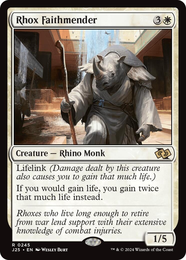 Rhox Faithmender (245) [J25] - MTG Single