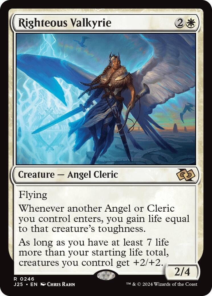 Righteous Valkyrie (246) [J25] - MTG Single