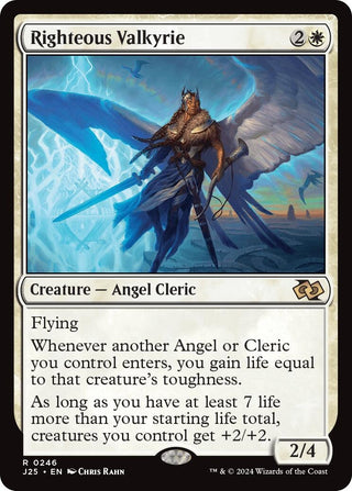 Righteous Valkyrie (246) [J25] - MTG Single