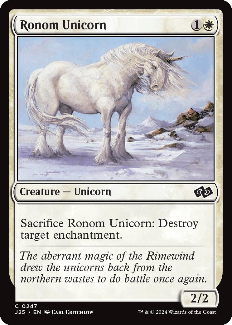 Ronom Unicorn (247) [J25] - MTG Single