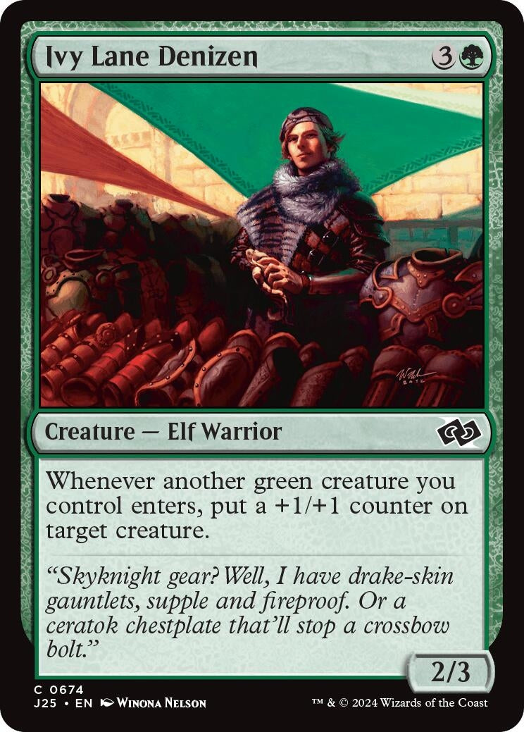 Ivy Lane Denizen (674) [J25] - MTG Single