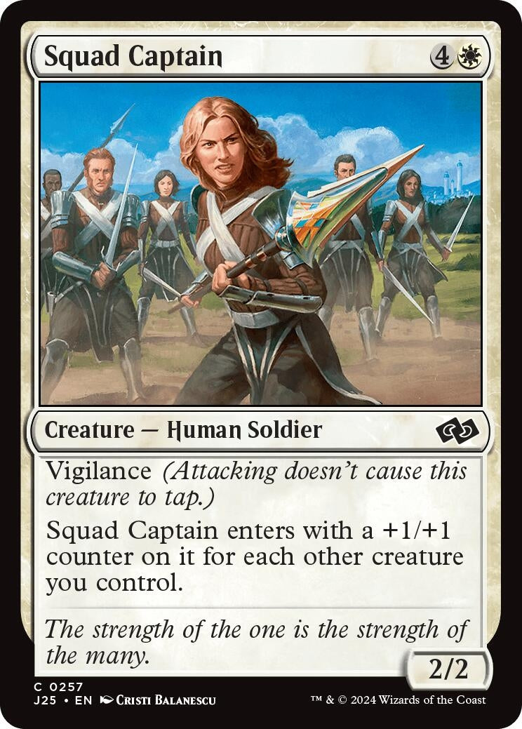 Squad Captain (257) [J25] - MTG Single