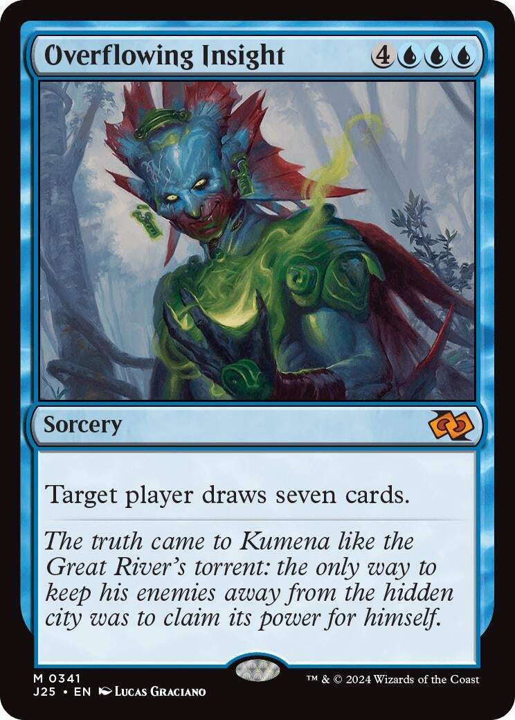 Overflowing Insight (341) [J25] - MTG Single