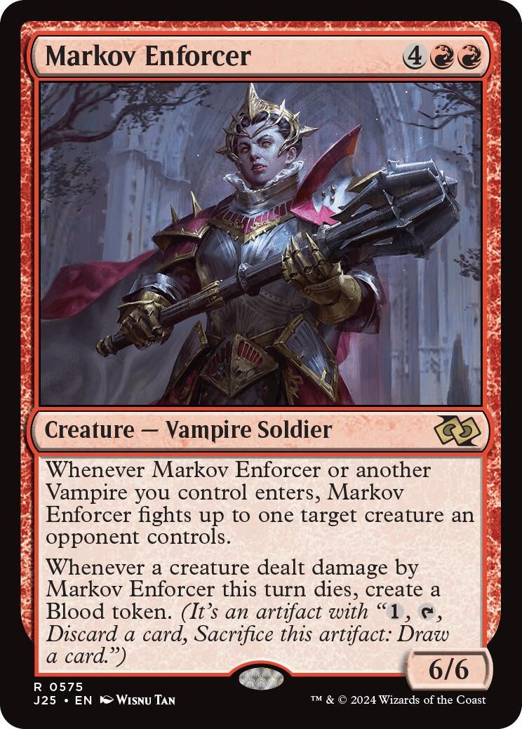 Markov Enforcer (575) [J25] - MTG Single