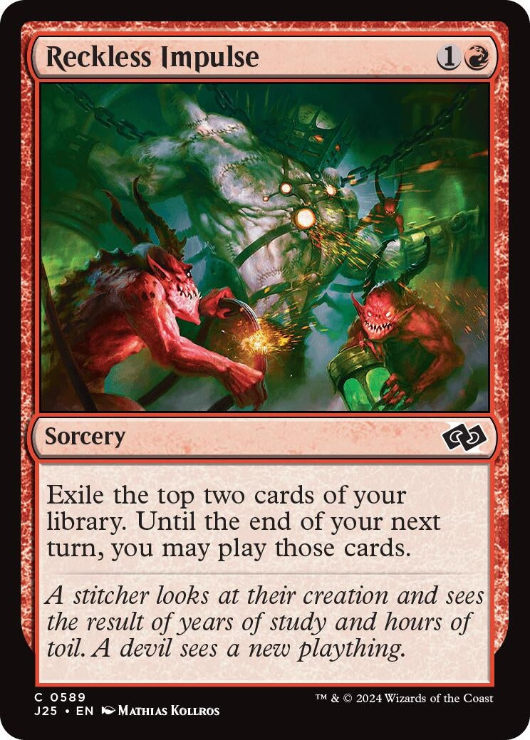 Reckless Impulse (589) [J25] - MTG Single