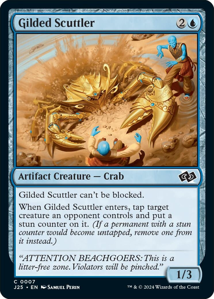 Gilded Scuttler (7) [J25] - MTG Single