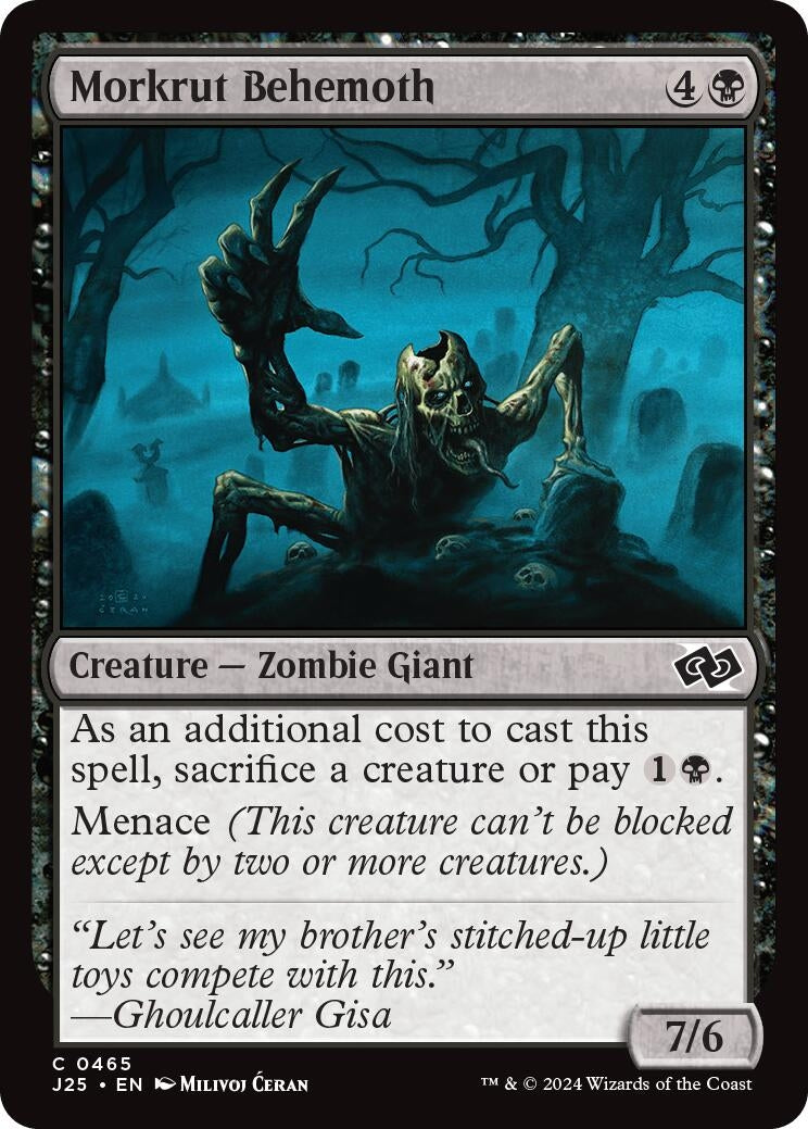 Morkrut Behemoth (465) [J25] - MTG Single