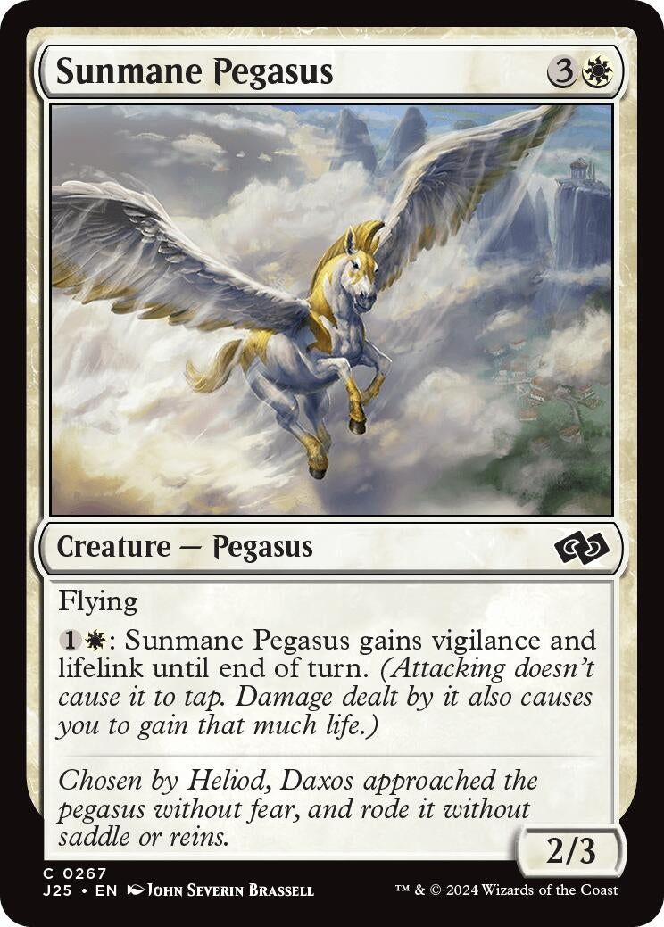 Sunmane Pegasus (267) [J25] - MTG Single