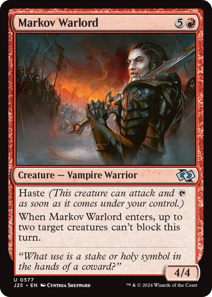 Markov Warlord (577) [J25] - MTG Single