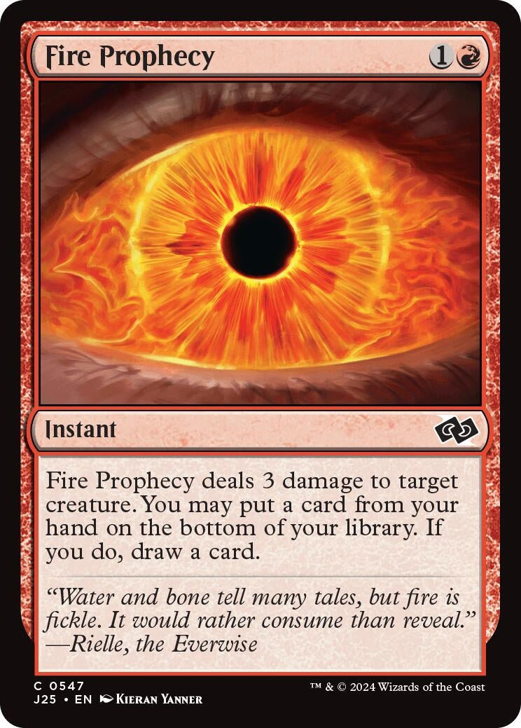 Fire Prophecy (547) [J25] - MTG Single