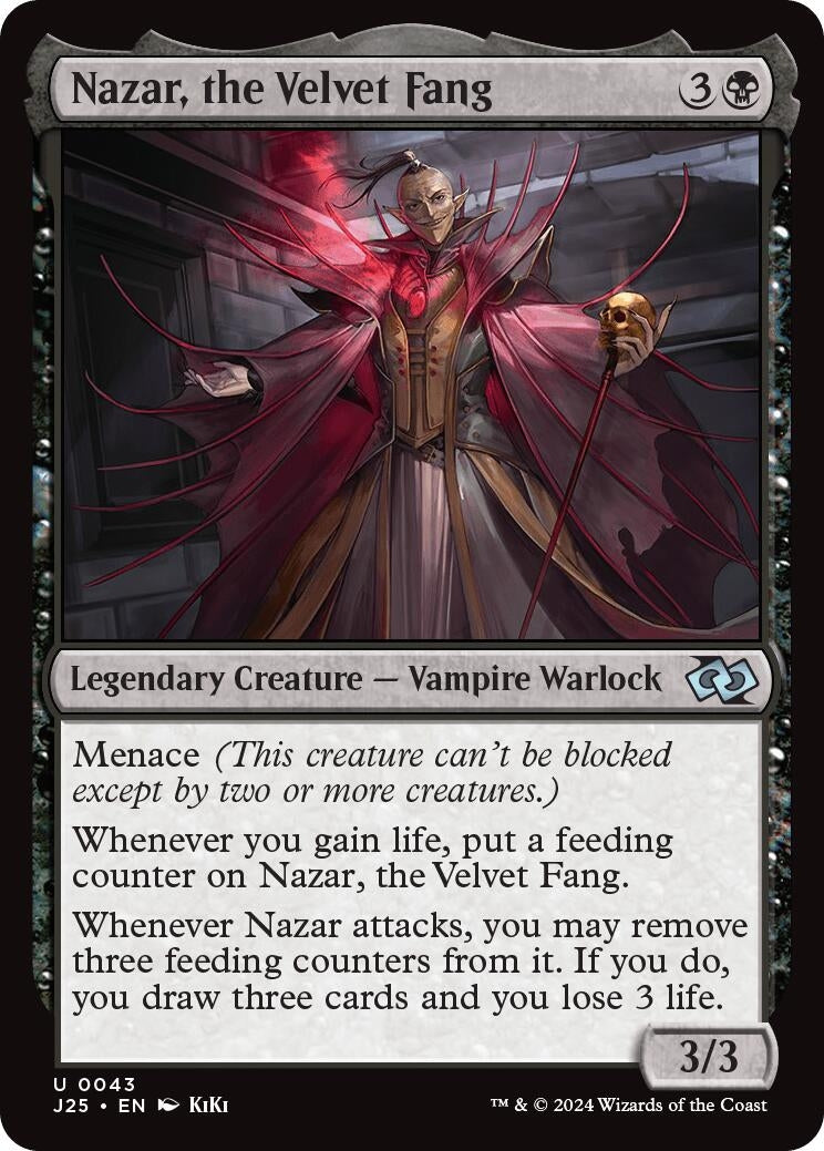 Nazar the Velvet Fang (Anime) (43) [J25] - MTG Single