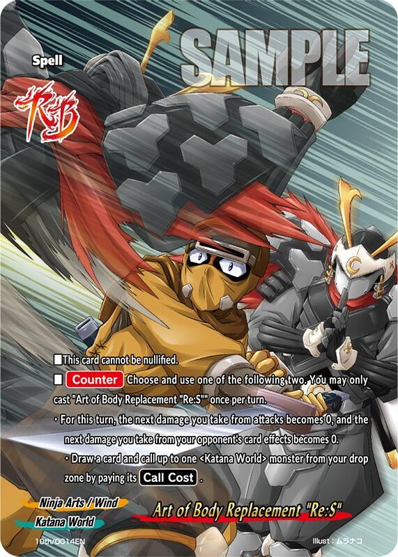Art of Body Replacement ’Re:S’ (10) [10th] - Future Card BuddyFight Single