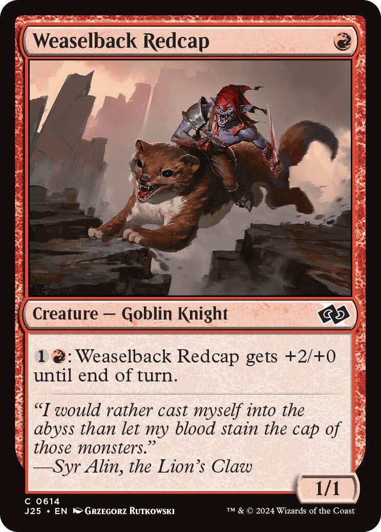 Weaselback Redcap (614) [J25] - MTG Single