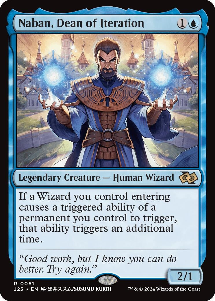 Naban Dean of Iteration (Anime) (61) [J25] - MTG Single