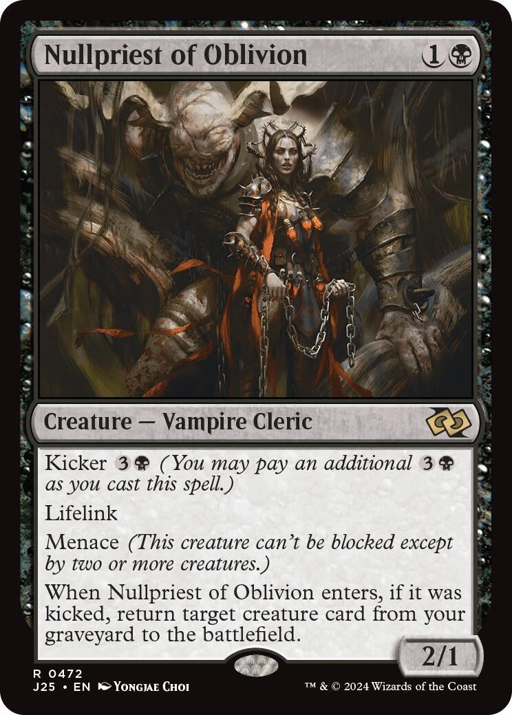 Nullpriest of Oblivion (472) [J25] - MTG Single