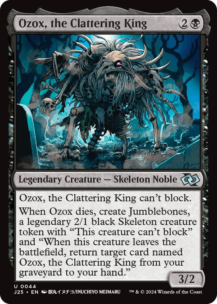 Ozox the Clattering King (Anime) (44) [J25] - MTG Single