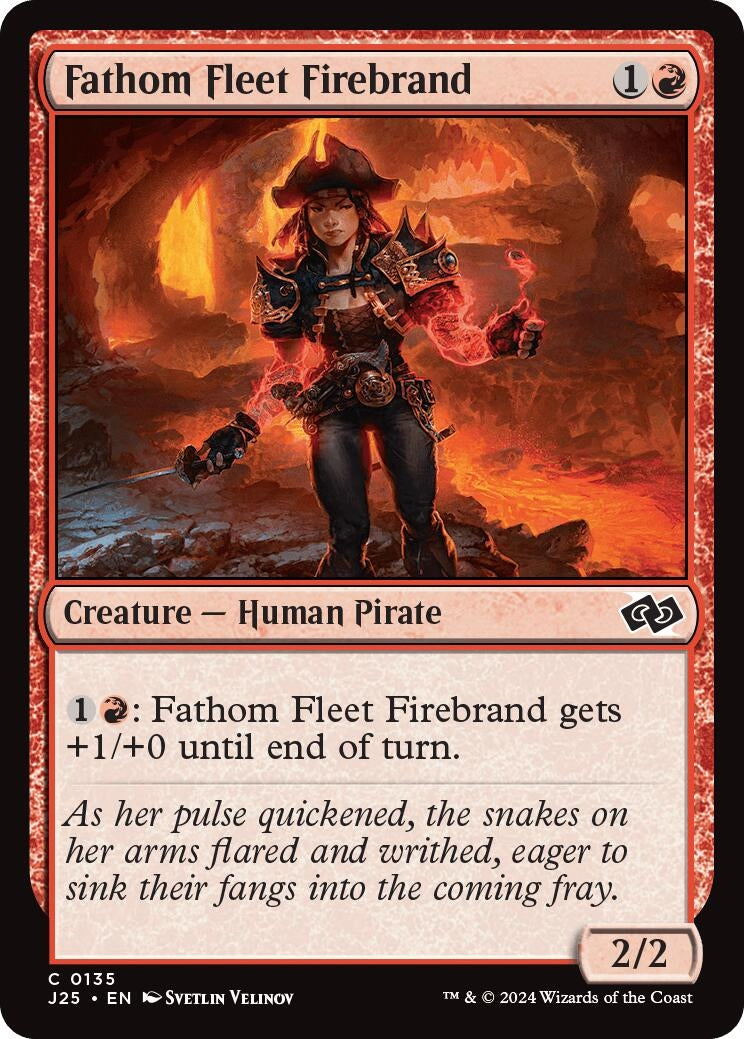 Fathom Fleet Firebrand (135) [J25] - MTG Single