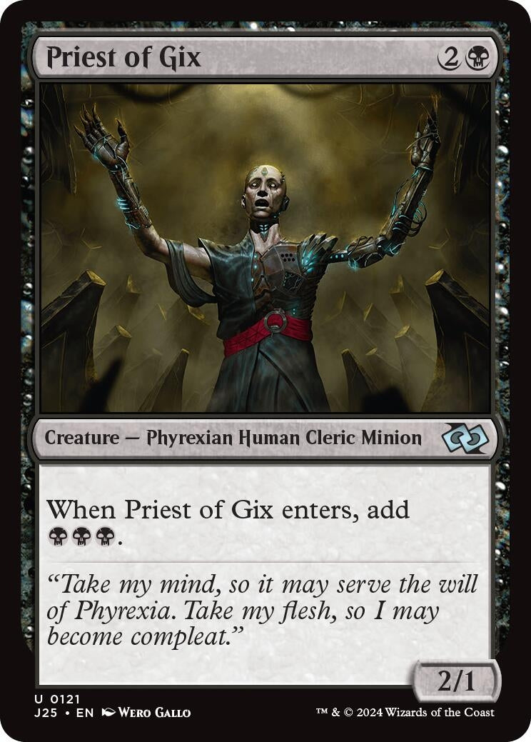 Priest of Gix (121) [J25] - MTG Single