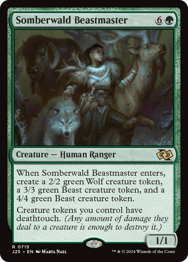 Somberwald Beastmaster (715) [J25] - MTG Single