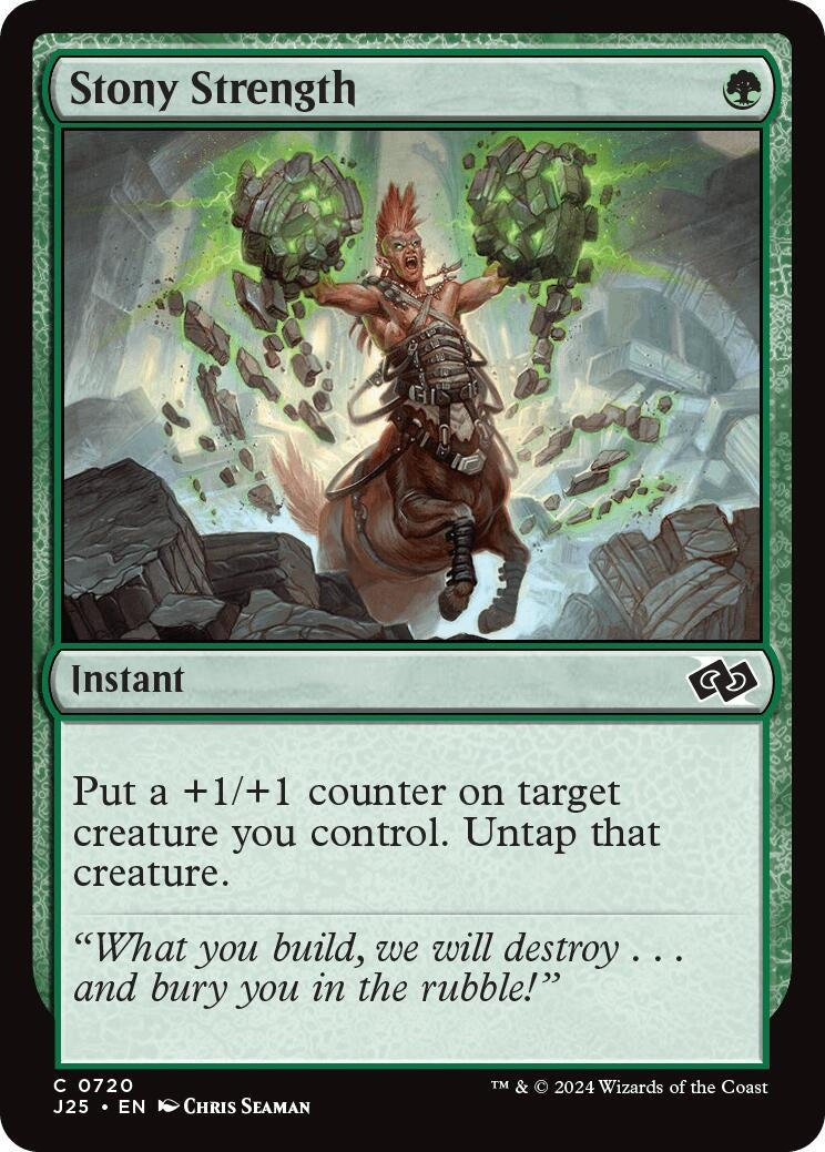 Stony Strength (720) [J25] - MTG Single