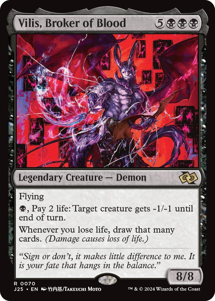 Vilis Broker of Blood (Anime) (70) [J25] - MTG Single