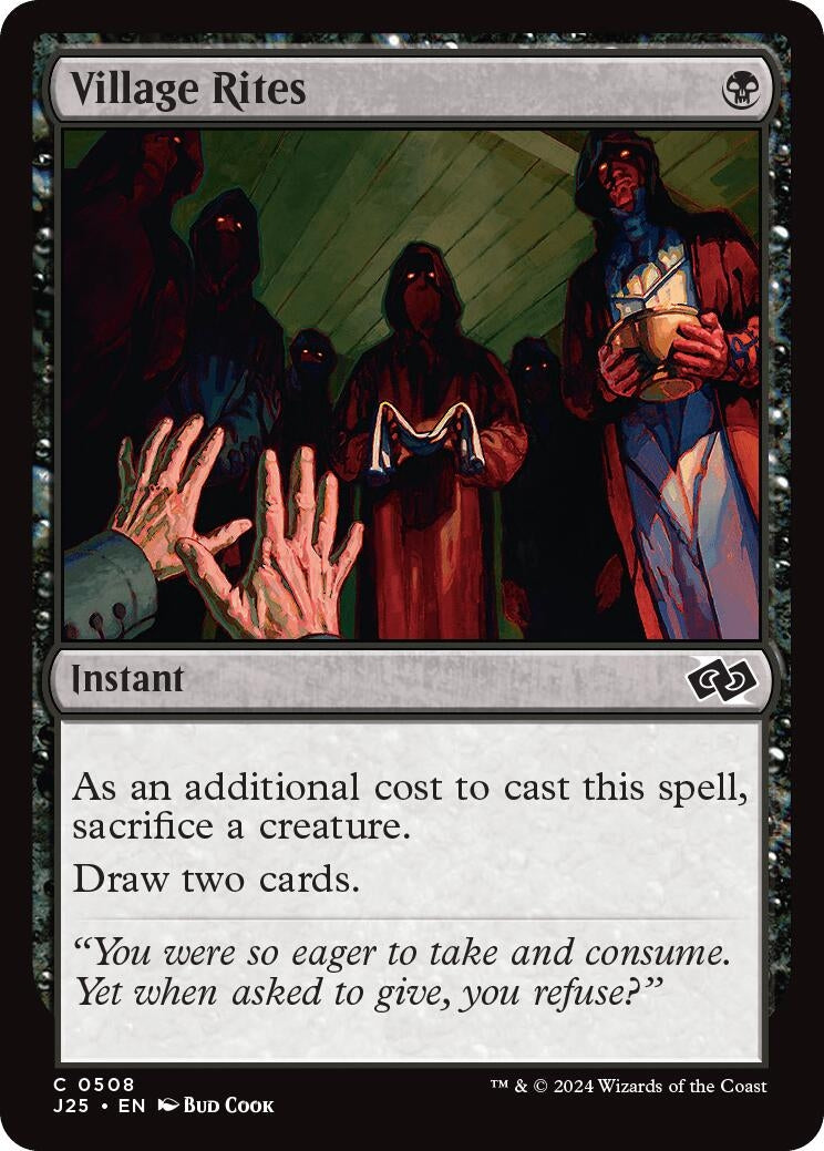 Village Rites (508) [J25] - MTG Single