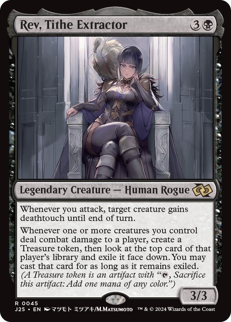 Rev Tithe Extractor (Anime) (45) [J25] - MTG Single