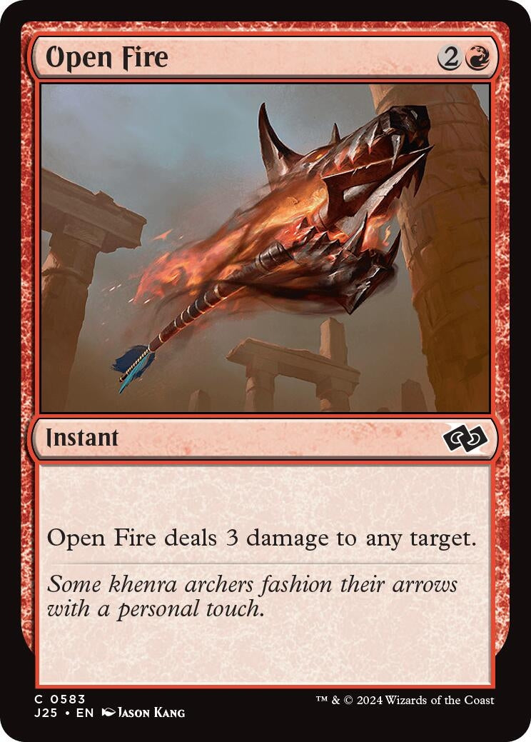 Open Fire (583) [J25] - MTG Single
