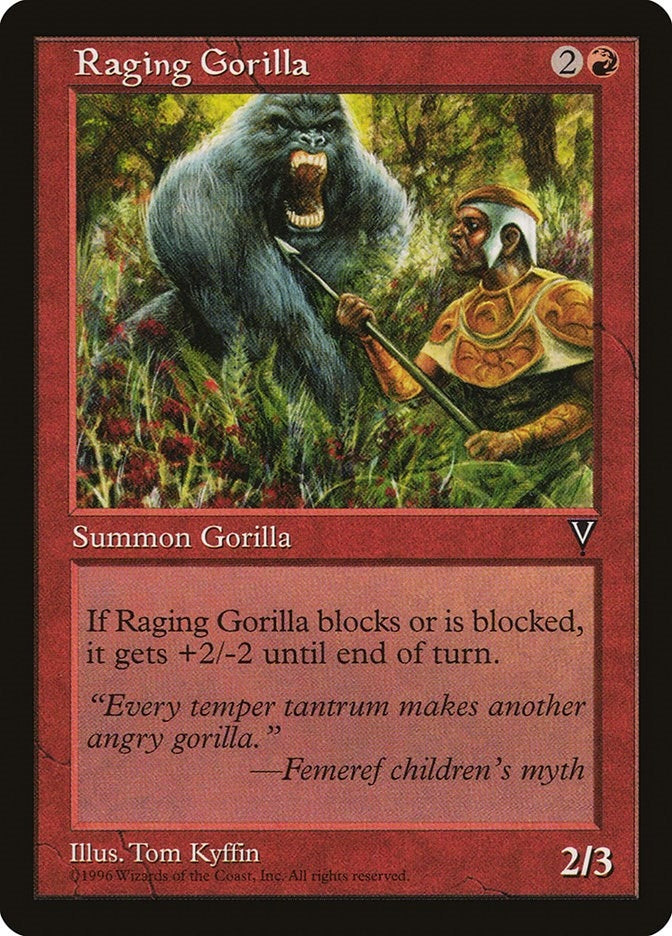 Raging Gorilla [VIS] - MTG Single