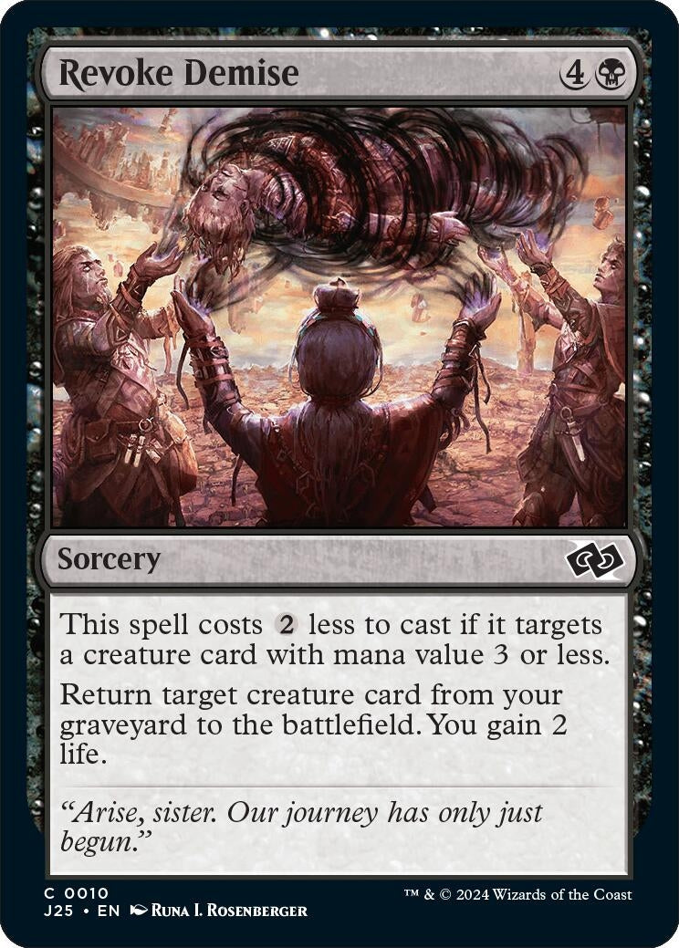 Revoke Demise (10) [J25] - MTG Single