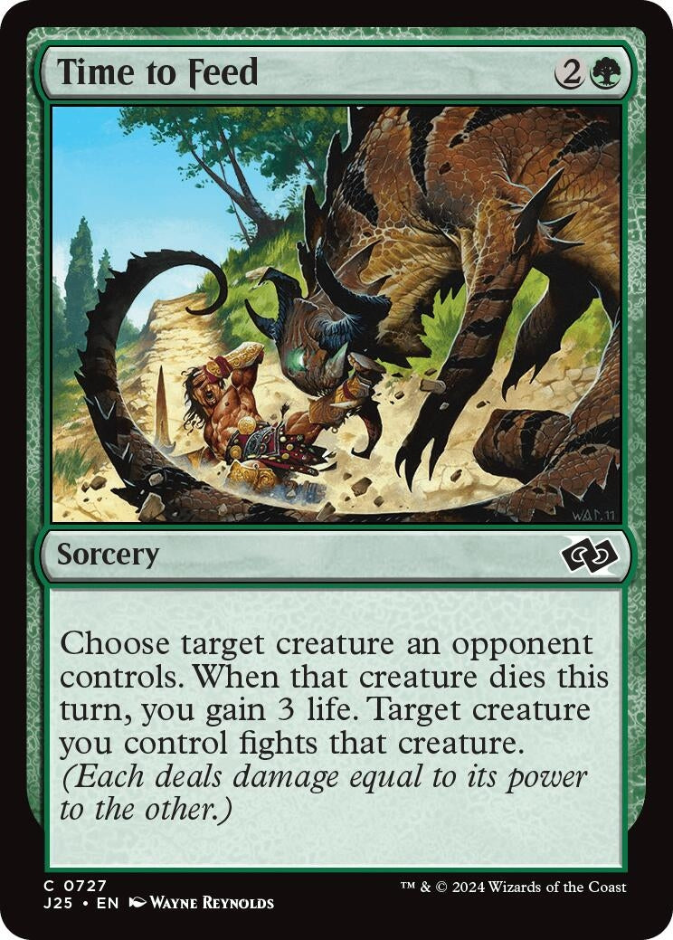 Time to Feed (727) [J25] - MTG Single