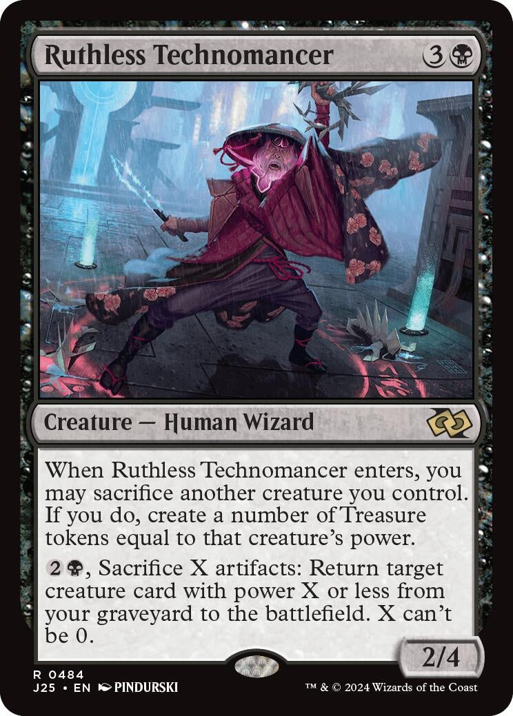 Ruthless Technomancer (484) [J25] - MTG Single