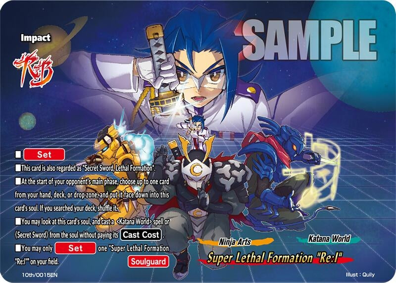 Super Lethal Formation’Re:I’ (10) [10th] - Future Card BuddyFight Single