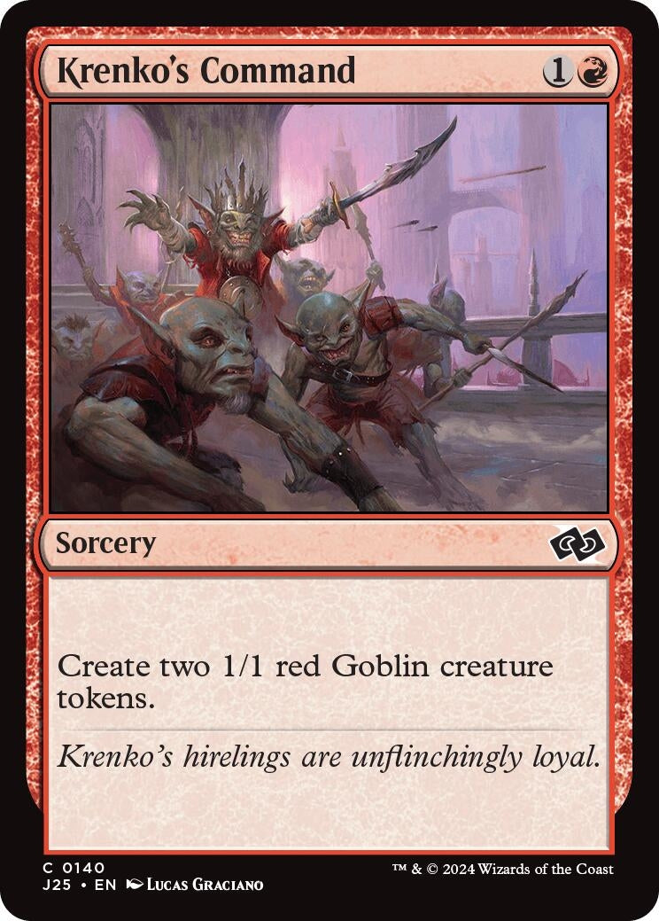 Krenko’s Command (140) [J25] - MTG Single