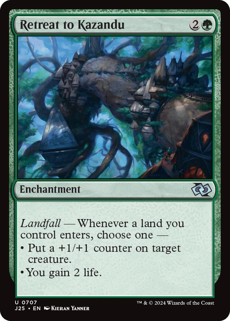 Retreat to Kazandu (707) [J25] - MTG Single