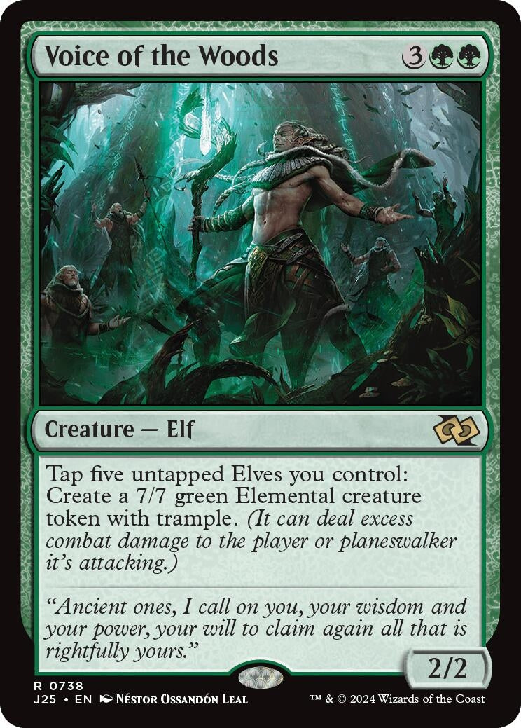Voice of the Woods (738) [J25] - MTG Single