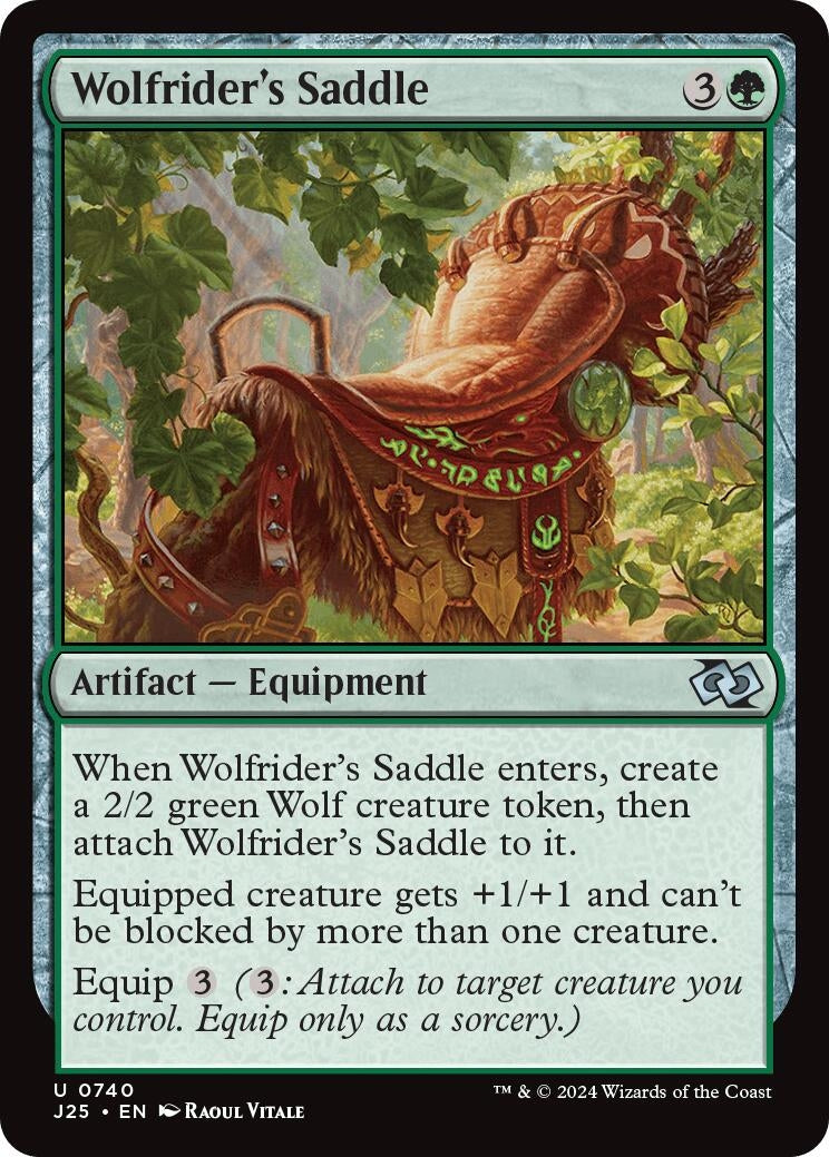Wolfrider’s Saddle (740) [J25] - MTG Single