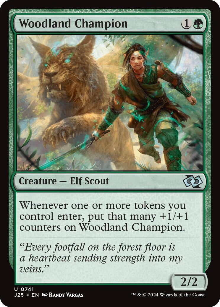 Woodland Champion (741) [J25] - MTG Single