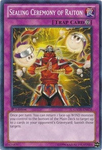Sealing Ceremony of Raiton (78) (GAOV) - YuGiOh Single