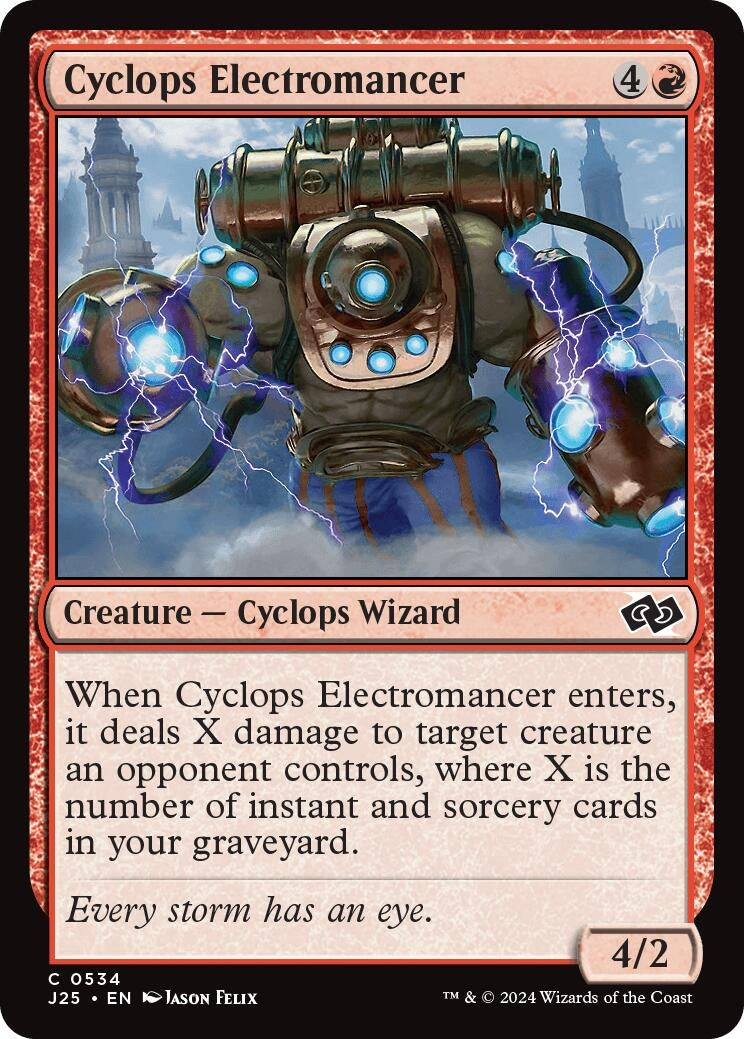 Cyclops Electromancer (534) [J25] - MTG Single