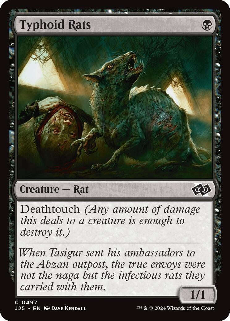 Typhoid Rats (497) [J25] - MTG Single