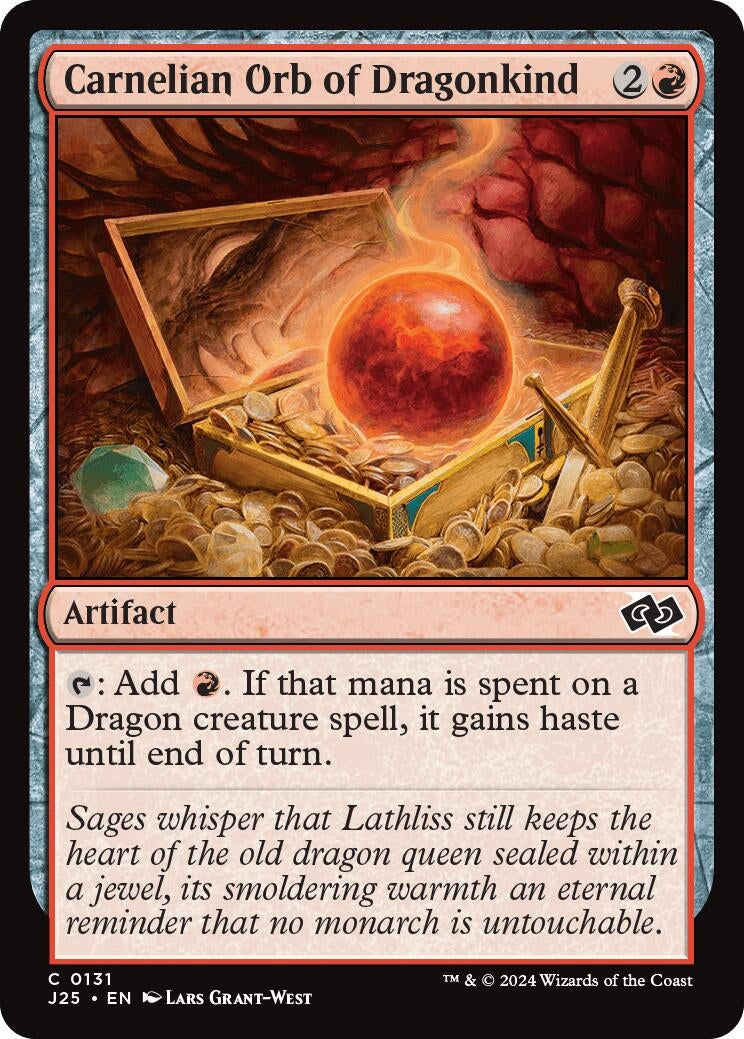 Carnelian Orb of Dragonkind (131) [J25] - MTG Single