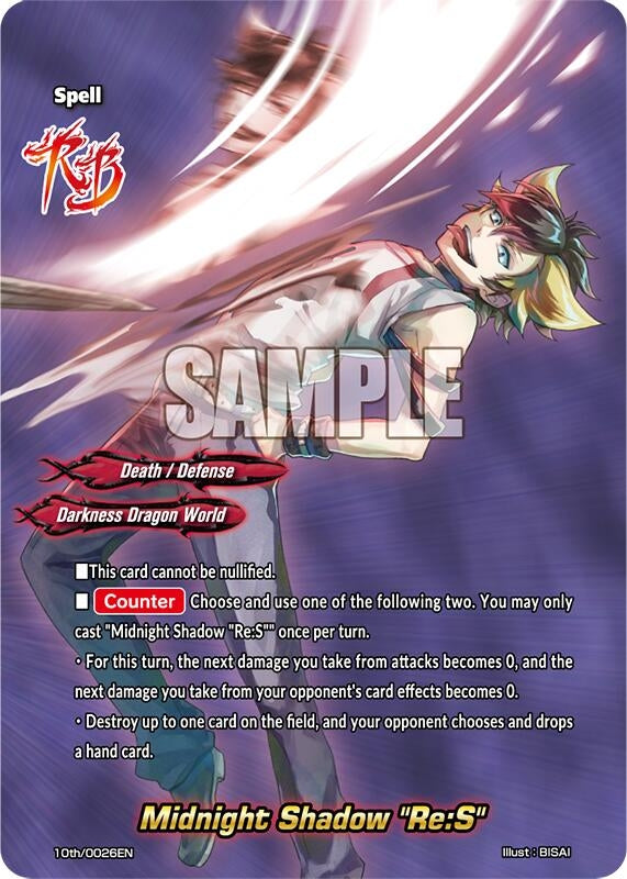 Midnight Shadow ’Re:S’ (10) [10th] - Future Card BuddyFight Single