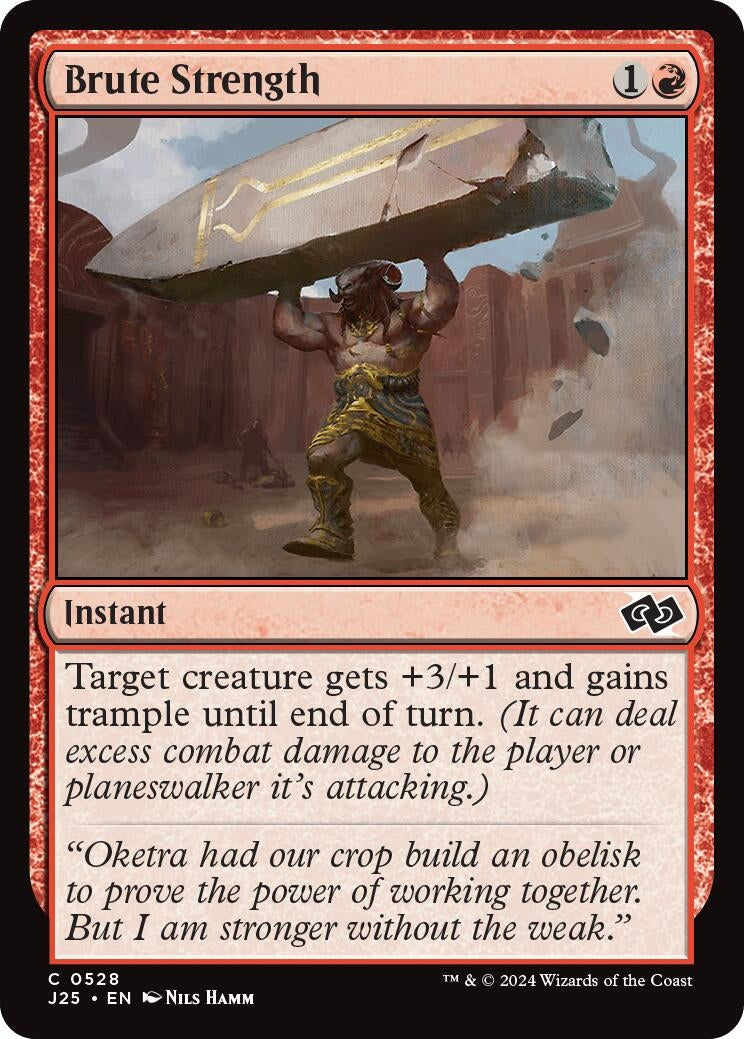Brute Strength (528) [J25] - MTG Single