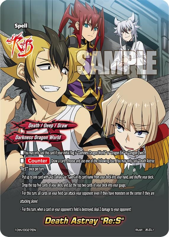 Death Astray ’Re:S’ (10) [10th] - Future Card BuddyFight Single