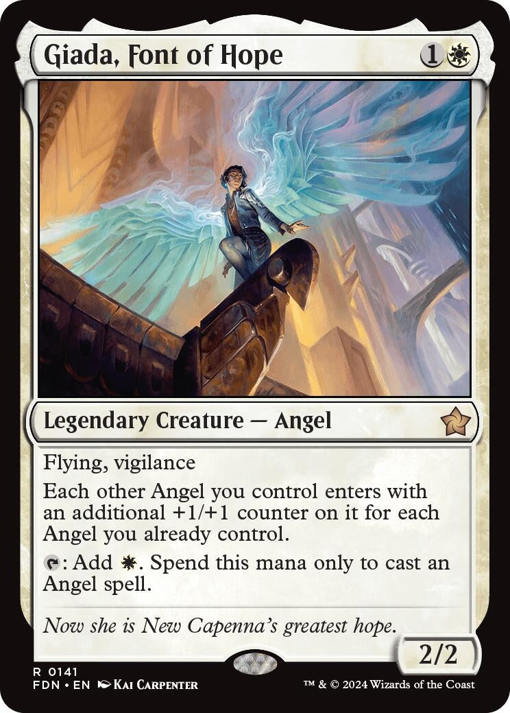 Giada Font of Hope (141) [FDN] - MTG Single