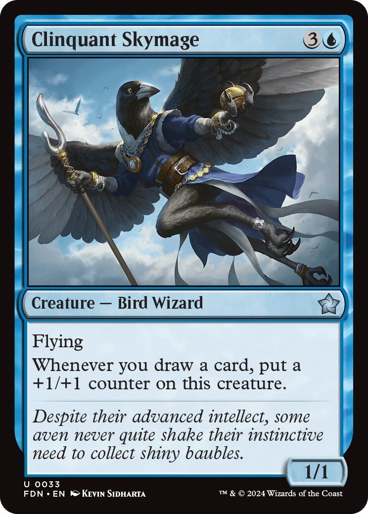 Clinquant Skymage (33) [FDN] - MTG Single