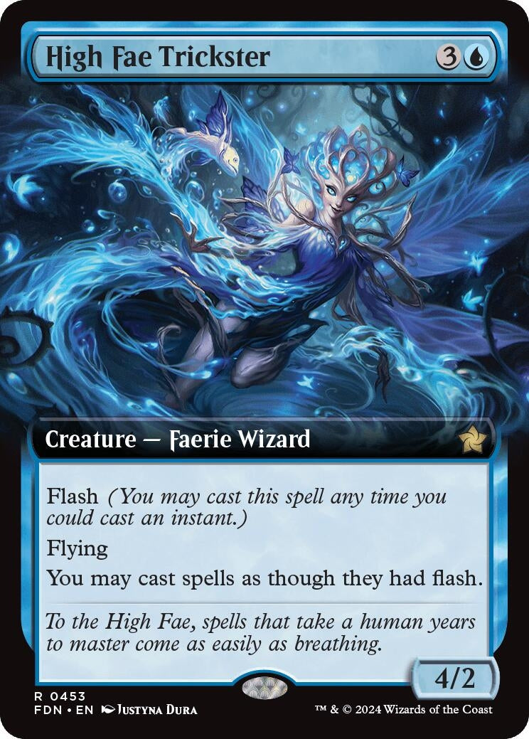 High Fae Trickster (Extended Art) (453) [FDN] - MTG Single