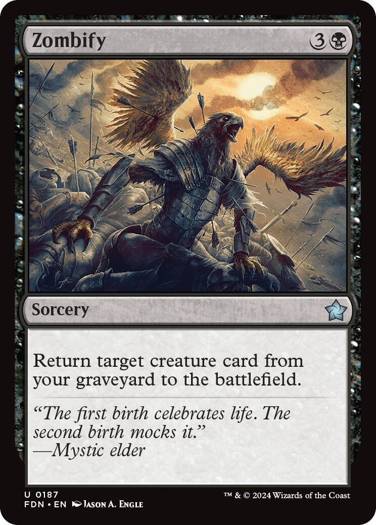 Zombify (187) [FDN] - MTG Single